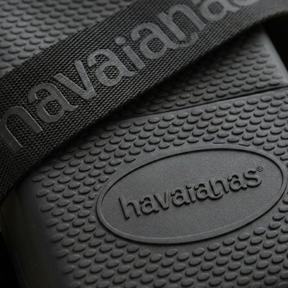 NWT Havaianas Black Street Bag Silicone Crossbody Water & Sand Resistant